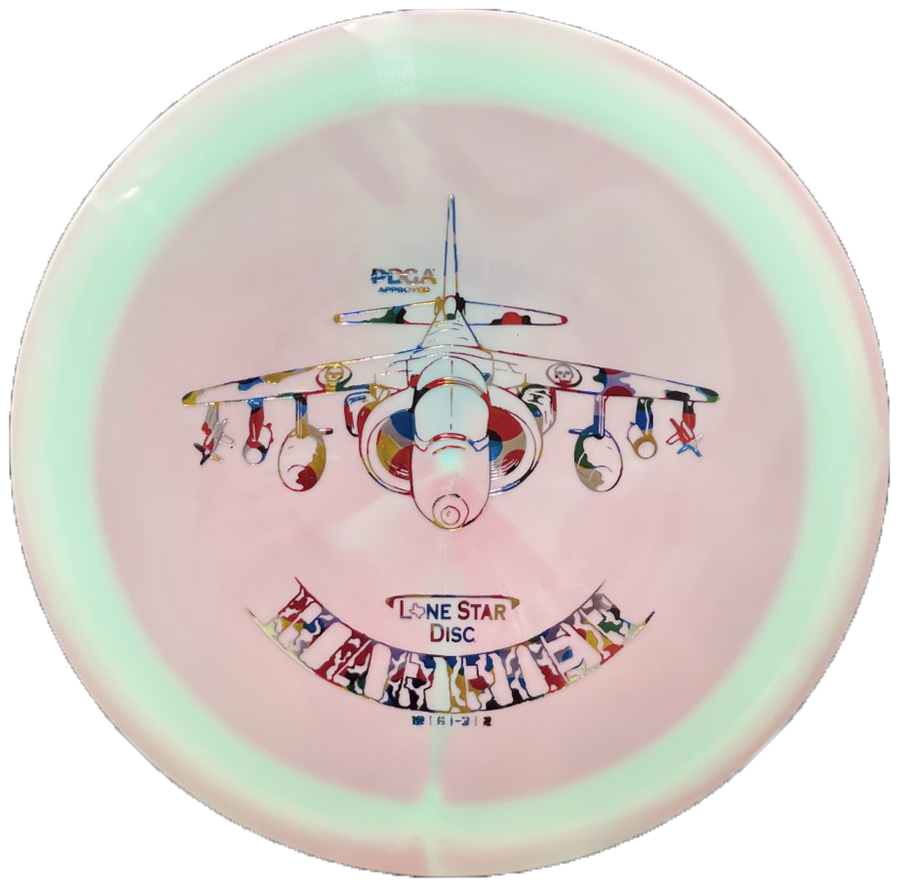 Lone Star Disc Alpha Harrier Distance Driver Disc - Artist Stamp