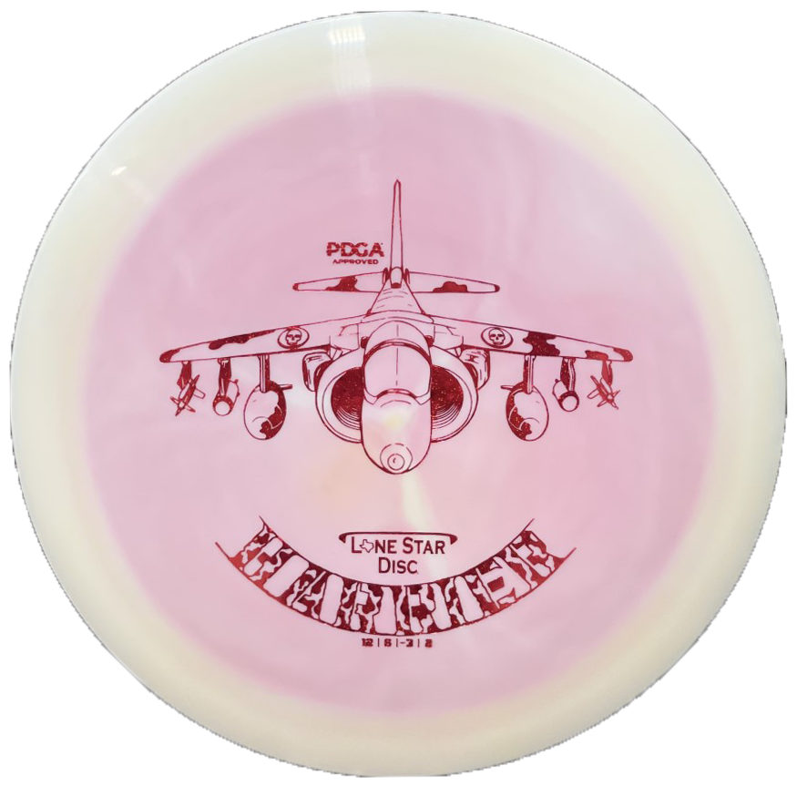 Lone Star Disc Alpha Harrier Distance Driver Disc - Artist Stamp