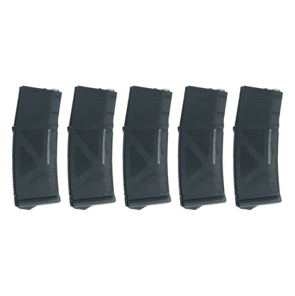 Arcturus AR MOD1 M4/M16 200rd Mid-Cap Windowed EMM Magazine - 5pk