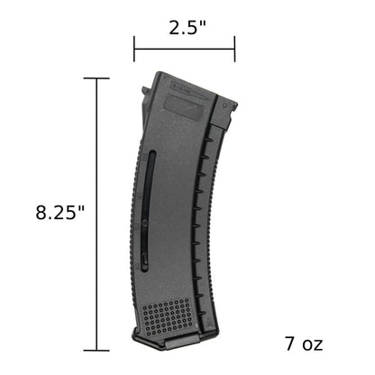 Arcturus AK MOD1 200rd Mid-Cap Windowed EMM Magazine - Black