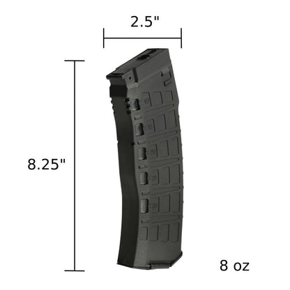 Arcturus AK12 200rd Mid-Cap EMM Magazine Black - 5pk