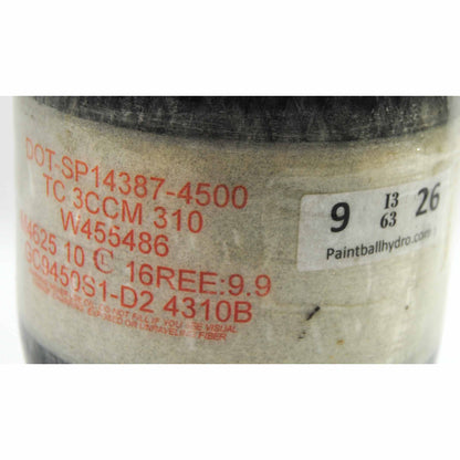 Used Ninja 50ci/4500psi HPA Compressed Air Tank - Grey