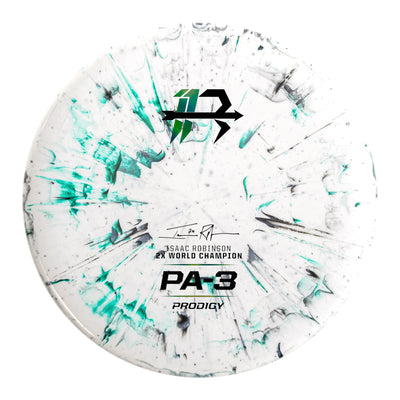 Prodigy PA-3 Disc - 300 Soft Fractal Glow Plastic - Isaac Robinson 2x World Champion Stamp