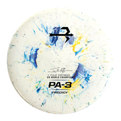 Prodigy PA-3 Disc - 300 Soft Fractal Glow Plastic - Isaac Robinson 2x World Champion Stamp