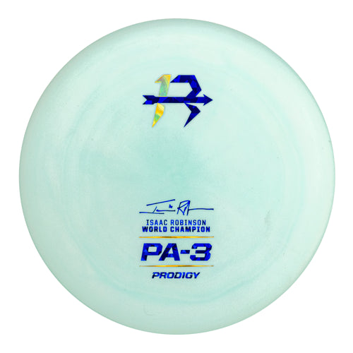 Prodigy PA-3 Disc - Isaac Robinson 2023 World Champion Stamp - 300 Soft Color Glow Plastic