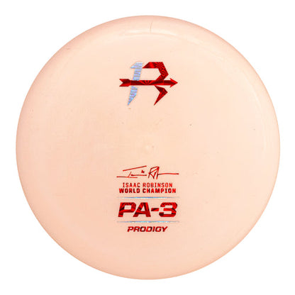 Prodigy PA-3 Disc - Isaac Robinson 2023 World Champion Stamp - 300 Soft Color Glow Plastic