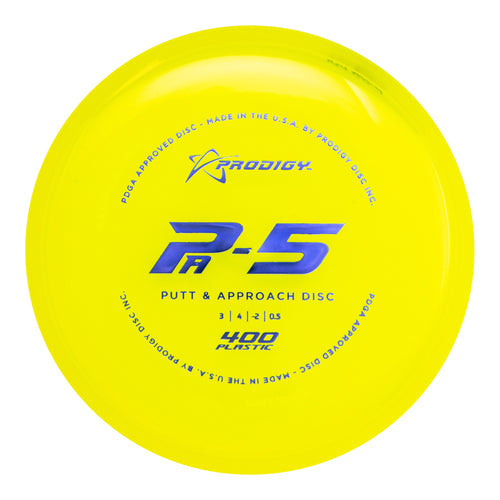 Prodigy PA-5 Putt & Approach Disc - 400 Plastic