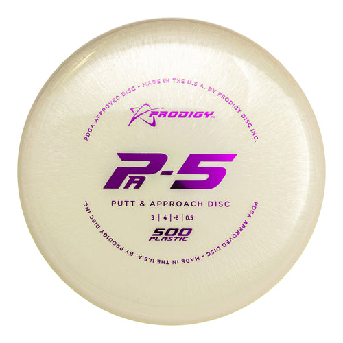 Prodigy PA-5 Putt & Approach Disc - 500 Plastic