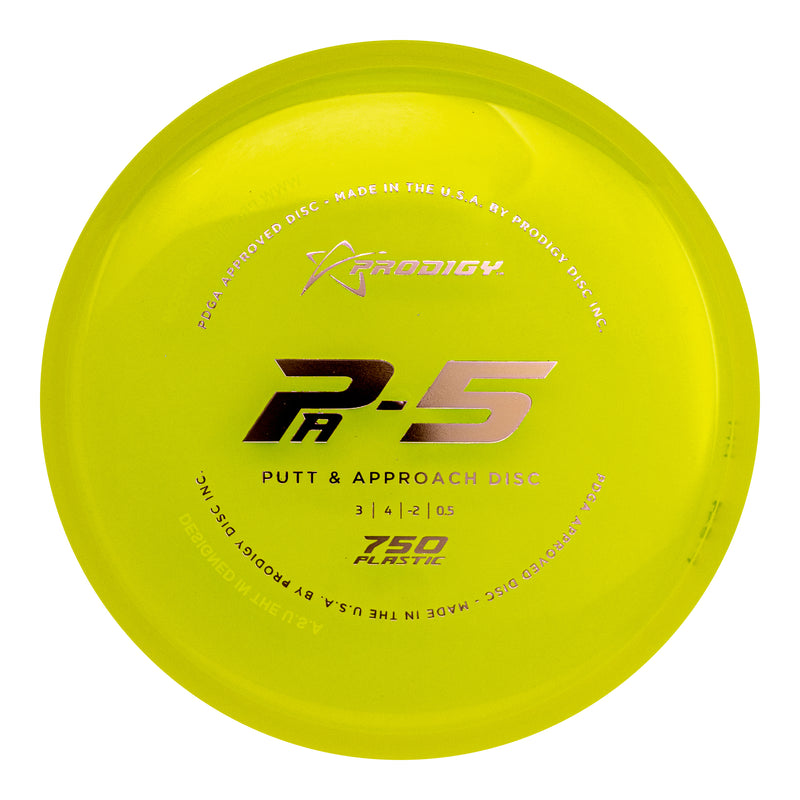 Prodigy PA-5 Putt & Approach Disc - 750 Plastic