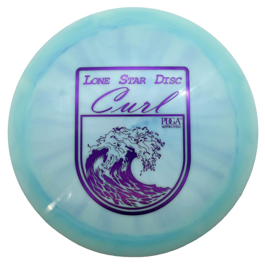 Lone Star Disc Alpha Curl Distance Driver Disc - Artist Wave Stamp