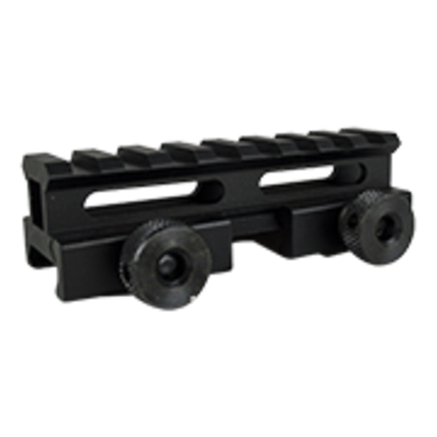 Valken Riser Mount 3/4" Airsoft Rifle Accessory w/ 8 Slots - Black