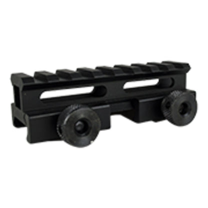 Valken Riser Mount 3/4" Airsoft Rifle Accessory w/ 8 Slots - Black