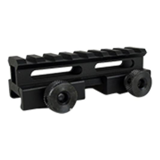 Valken Riser Mount 3/4" Airsoft Rifle Accessory w/ 8 Slots - Black