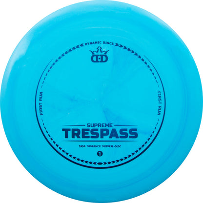 Dynamic Discs Supreme Trespass Disc - First Run