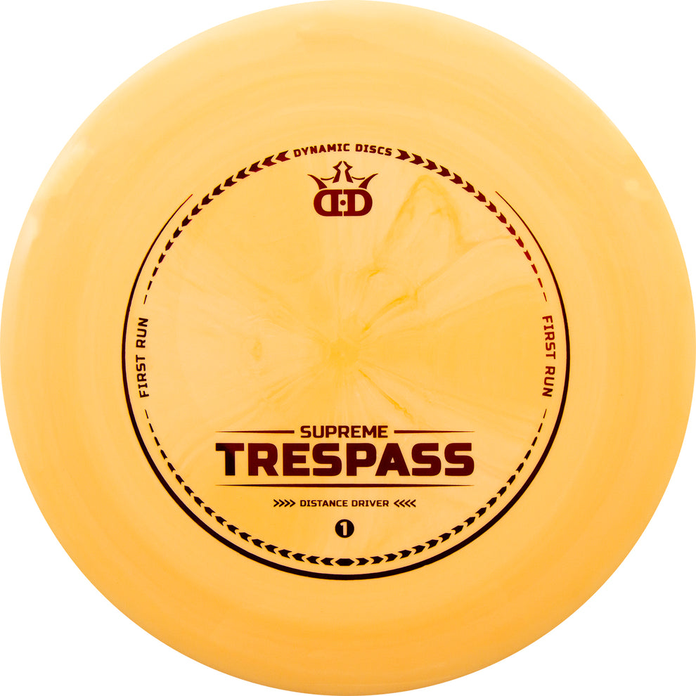 Dynamic Discs Supreme Trespass Disc - First Run