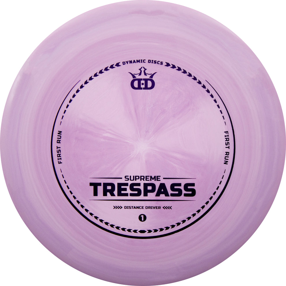 Dynamic Discs Supreme Trespass Disc - First Run