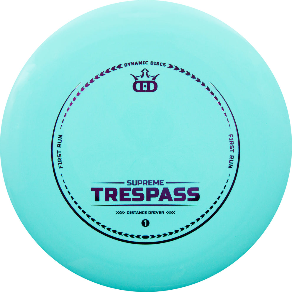 Dynamic Discs Supreme Trespass Disc - First Run