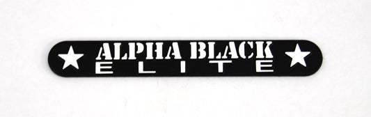 Tippmann US Army Alpha Black Elite Name Plate