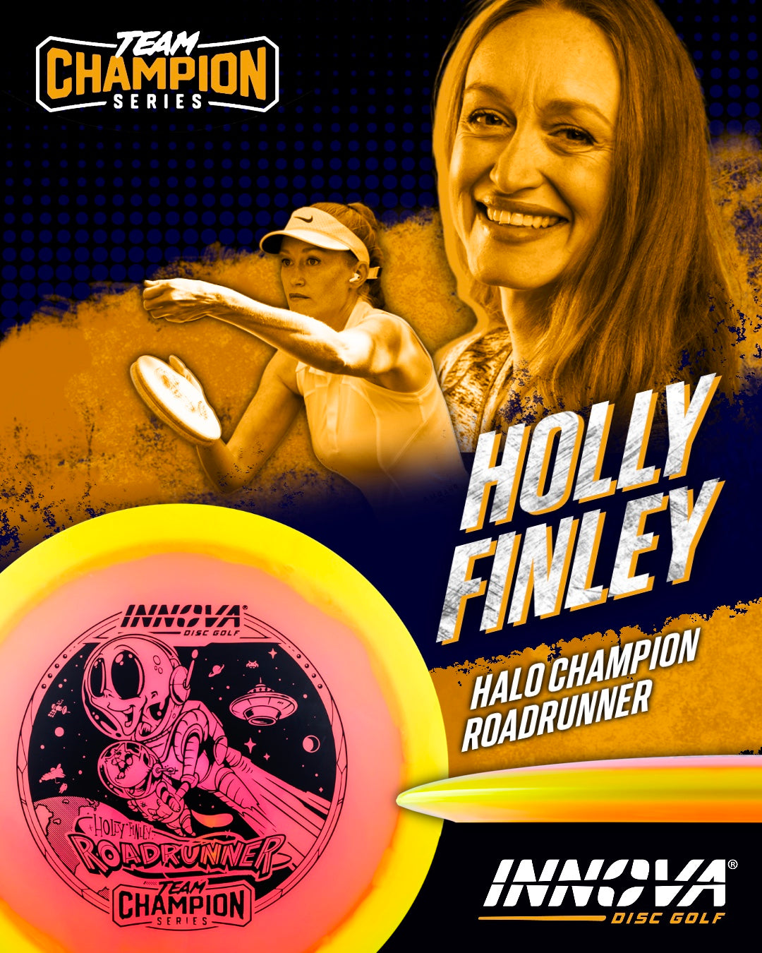 Innova Halo Champion Roadrunner Disc - Holly Finley Tour Series