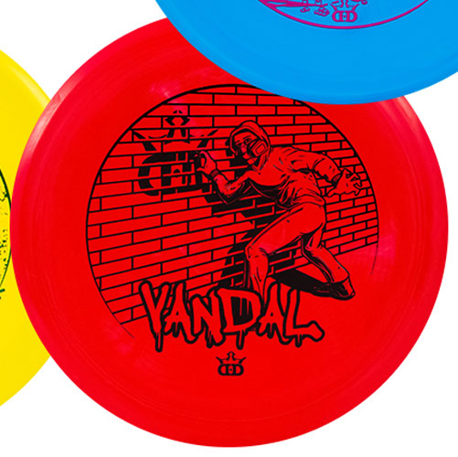 Dynamic Discs Prime Vandal Animated Stamp Red Disc