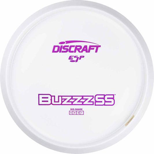 Discraft White ESP Buzzz SS Disc - Bottom Stamped