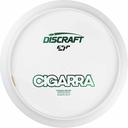 Discraft White ESP Cigarra Disc - Bottom Stamp