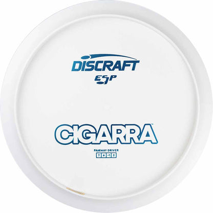 Discraft White ESP Cigarra Disc - Bottom Stamp