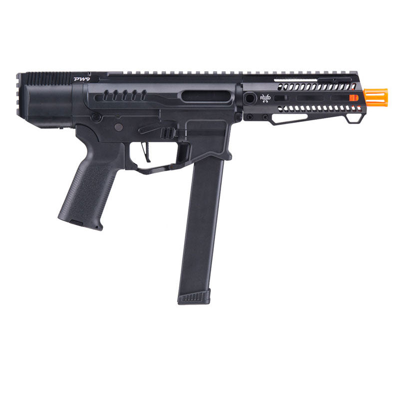 Zion Arms R&D Precision Licensed PW9 Mod 0 Airsoft Rifle  - Black - with Battery and Charger