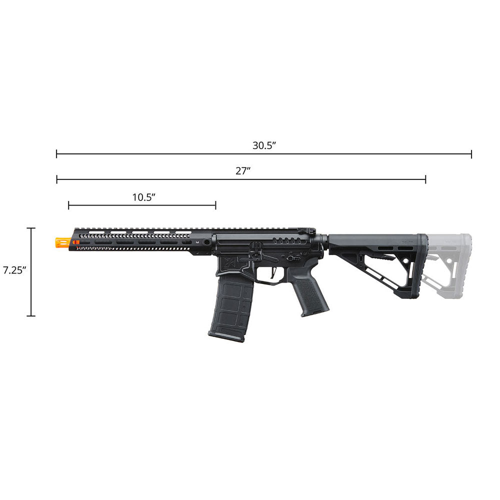 Zion Arms R15 Mod 0 Long Rail Airsoft Rifle with Delta Stock - Black