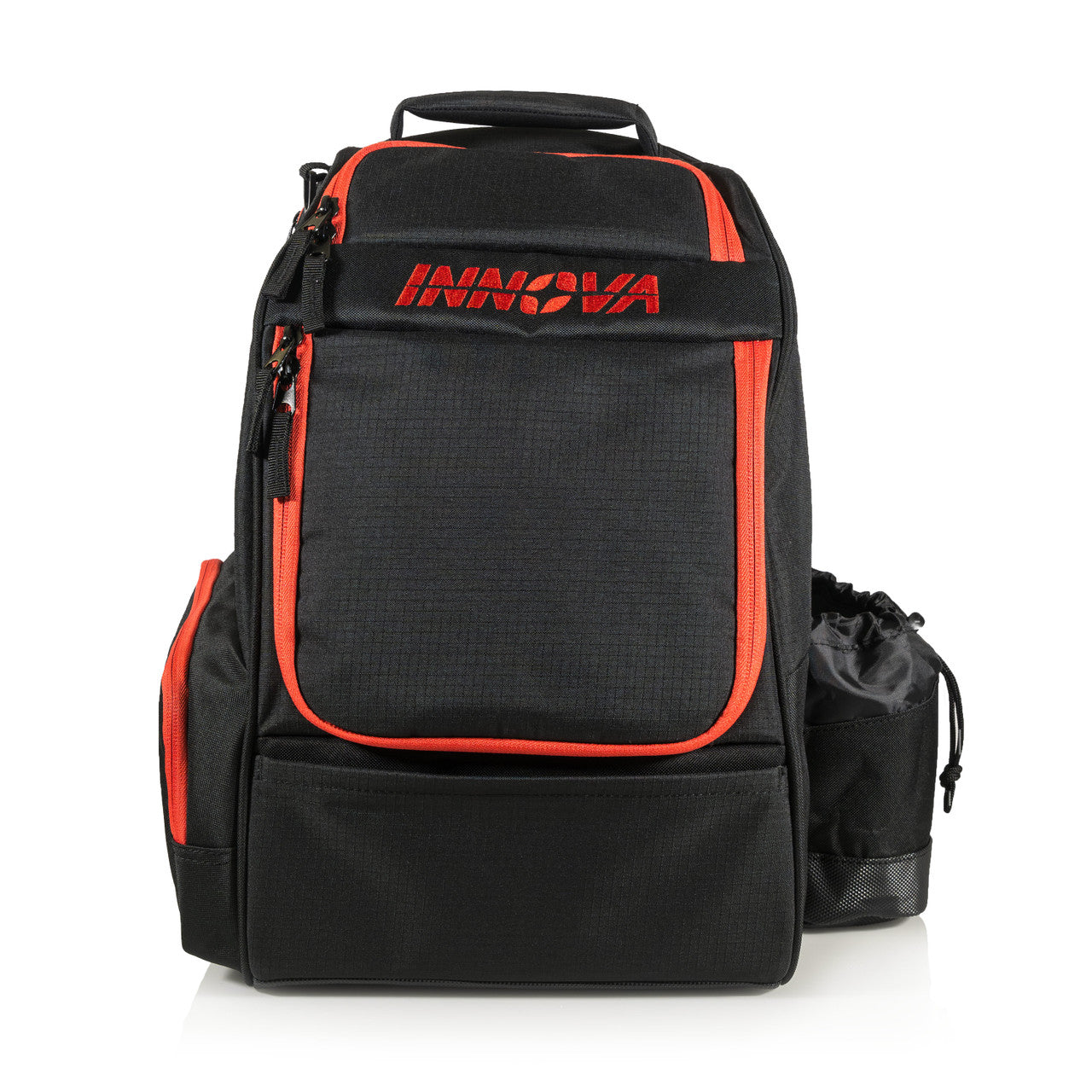 Innova Adventure Disc Golf Backpack - Black/Scarlet