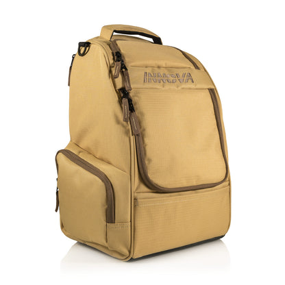 Innova Adventure Disc Golf Backpack - Sand/Coffee