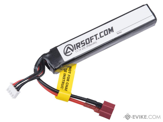 Airsoft 11.1V 900mAh Li-Po Battery Standard Deans