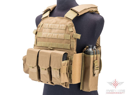 Avengers 6D9T4A Tactical Vest with Magazine and Radio Pouches
