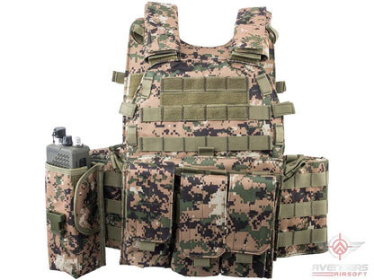 Avengers 6D9T4A Tactical Vest with Magazine and Radio Pouches