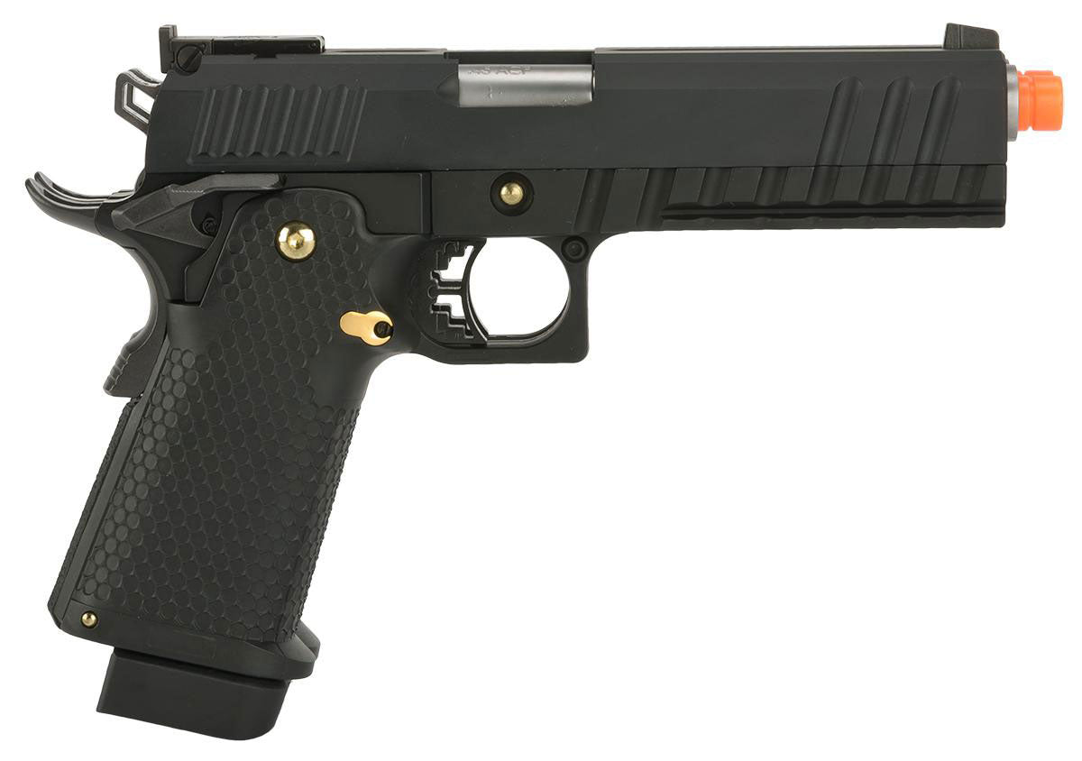 AW Custom HX21 "Pepper Box" Double Barrel 1911 Hi-Capa Gas Blowback Airsoft Pistol