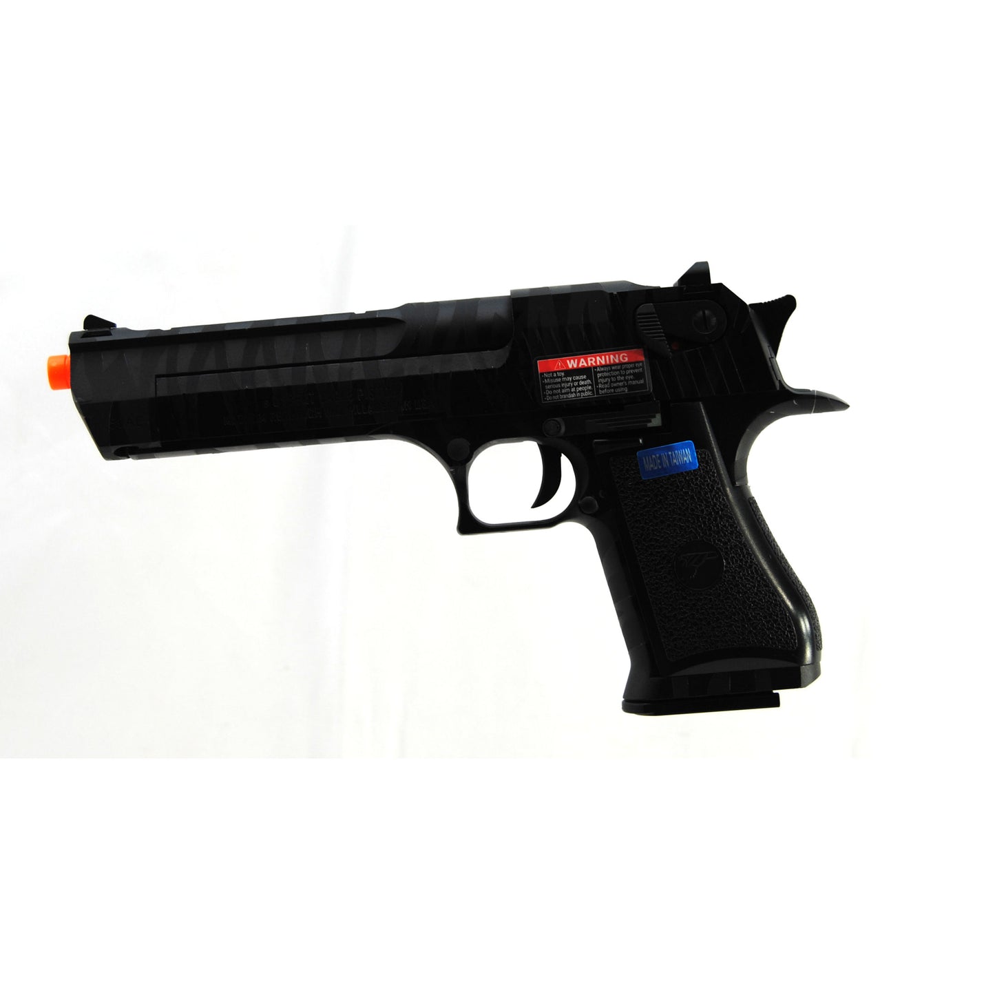 WE-Tech Desert Eagle Full Metal Gas Blowback Airsoft Pistol - Black Tigerstripe