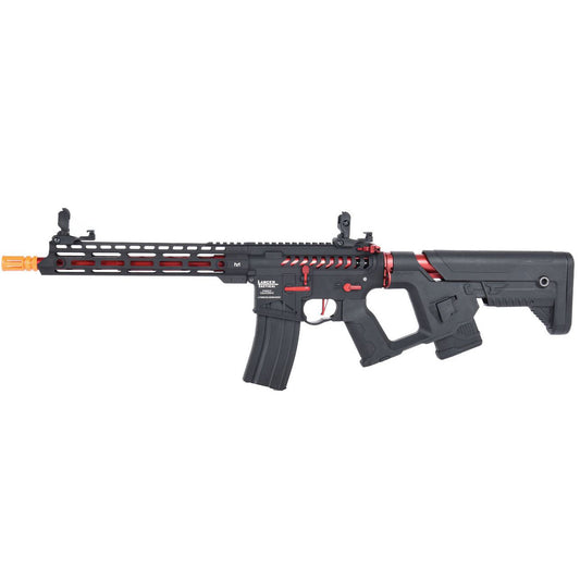 Lancer Tactical Enforcer BLACKBIRD Skeleton AEG w/ Alpha Stock (High FPS) - Black/Red