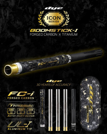 Dye Boomstick-I TI FC-I Kit - Forged Carbon Fiber - Limited Edition (300 Worldwide)