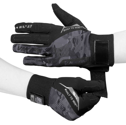 Virtue Breakout Gloves Ripstop Full Finger - Black Camo