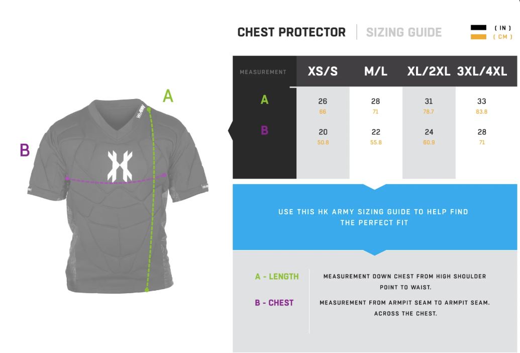 HK Army Crash Chest Protector - Black