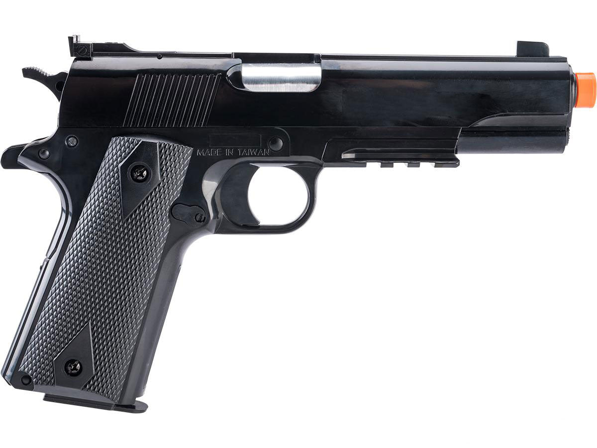 Cybergun Colt Licensed M1911A1 Full Size Spring Powered Airsoft Pistol with extra magazine