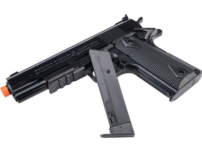 Cybergun Colt Licensed M1911A1 Full Size Spring Powered Airsoft Pistol with extra magazine