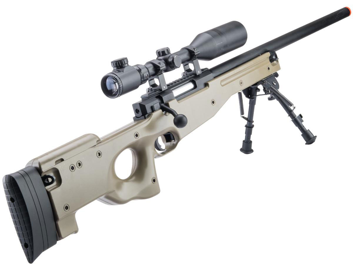 Cybergun Mauser Licensed Type 96 Airsoft Bolt Action High Power Sniper Rifle - Tan