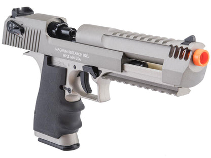 Cybergun Magnum Research Licensed Desert Eagle L6 Semi Auto CO2 Gas Blowback Airsoft Pistol by KWC - Stainless Cutlass