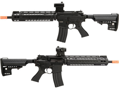 CYMA Sport Keymod-S Full Metal M4 Airsoft AEG - Black - 14" Barrel - 12.5" RIS