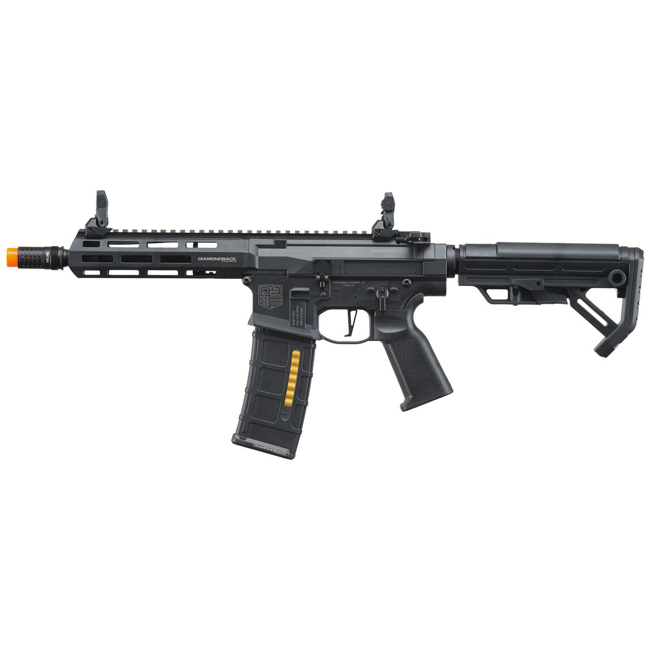 Bo Manufacturer Diamondback Licensed DB15 AP305 7" Airsoft AEG Rifle - Black