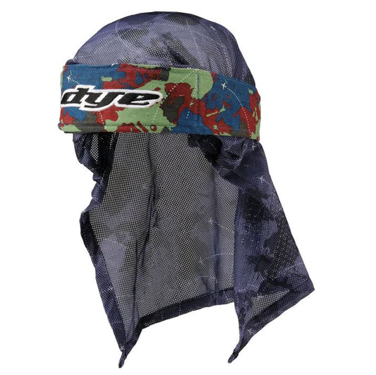 Dye Head Wrap - Global Blue Red Green