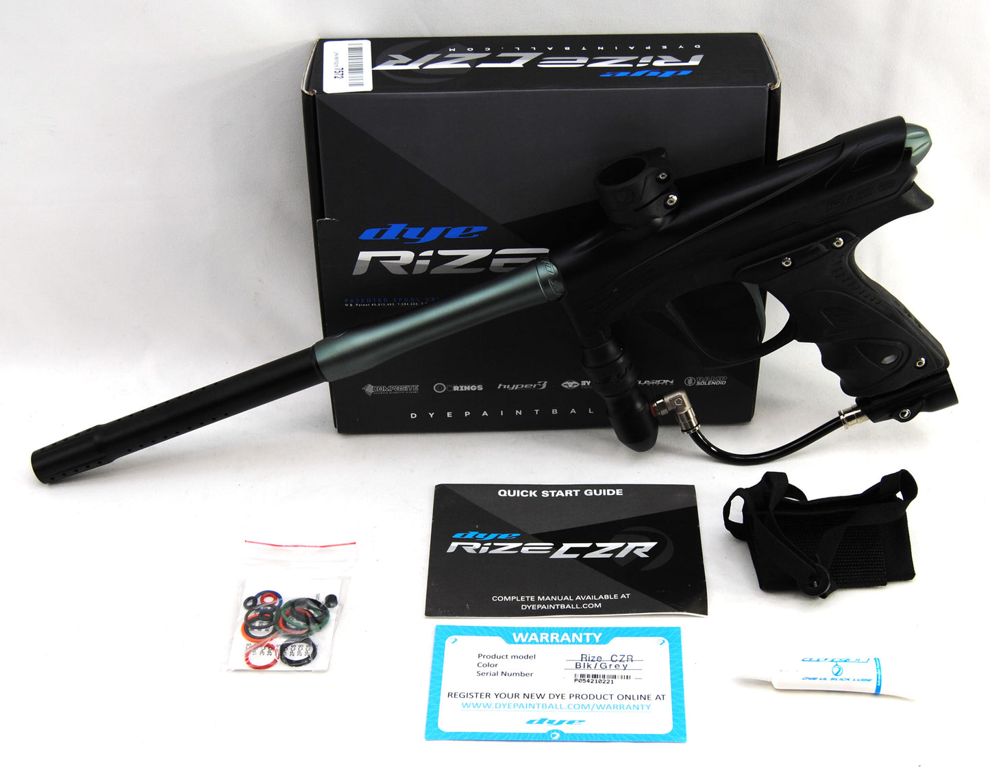 Used Dye Rize CZR - Black/Gray