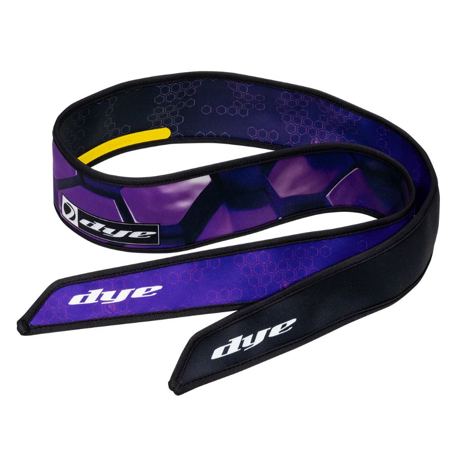 Dye X Halo Head Tie - Hex 3D Purple