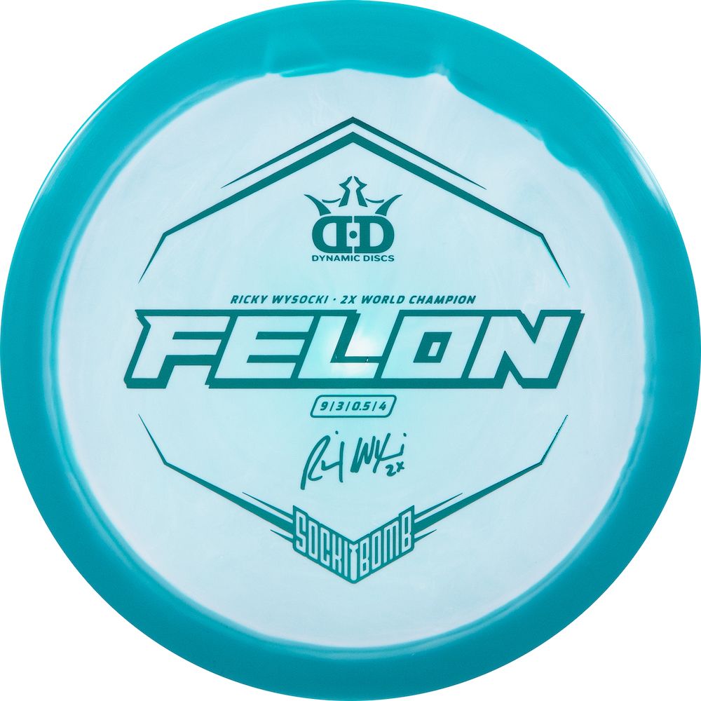 Dynamic Discs Fuzion Orbit Felon Disc - Ricky Wysocki Sockibomb Stamp